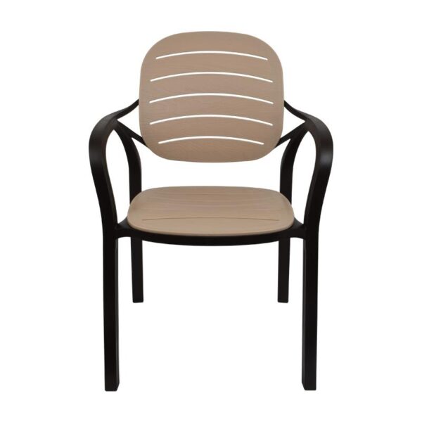 ΚΑΡΕΚΛΑ ΚΗΠΟΥ Fylliana Rusty ΚΑΦΕ-ΜΠΕΖ ΧΡΩΜΑ 57,5x58x84εκ