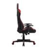 ΚΑΡΕΚΛΑ GAMING Fylliana SAR-1 ΜΑΥΡΟ-ΚΟΚΚΙΝΟ ΤΕΧΝΟΔΕΡΜΑ 64*53*135