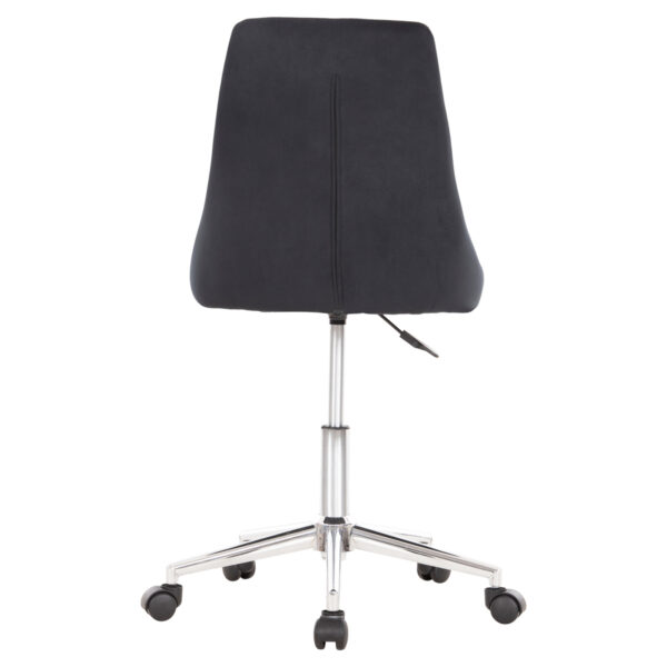 ΚΑΡΕΚΛΑ ΓΡΑΦΕΙΟΥ HORACE HM9010.03 ΜΑΥΡΟ ΒΕΛΟΥΔΟ-ΜΕΤΑΛ.ΒΑΣΗ ΧΡΩΜΙΟ 66x66x88-102Υεκ.