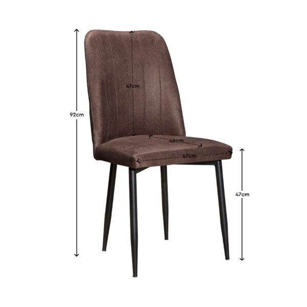 karekla-trapezarias-fylliana-mollie-kafe-yfasma-me-mayra-podia-47x50x92ek1673334312.jpg ΚΑΡΕΚΛΑ ΤΡΑΠΕΖΑΡΙΑΣ Fylliana Mollie ΚΑΦΕ ΥΦΑΣΜΑ ΜΕ ΜΑΥΡΑ ΠΟΔΙΑ 47x50x92εκ