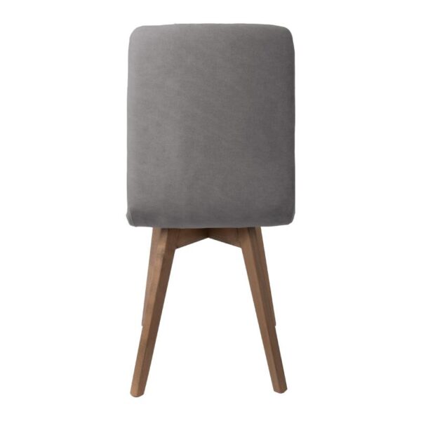 ΚΑΡΕΚΛΑ ΤΡΑΠΕΖΑΡΙΑΣ Fylliana NEW T-17 ΓΚΡΙ ME GREY ΠΟΔΙΑ 42x48x87εκ