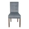 ΚΑΡΕΚΛΑ ΤΡΑΠΕΖΑΡΙΑΣ Fylliana Τ-12 Domenic MINT ΥΦΑΣΜΑ GREY OAK ΠΟΔΙΑ 45x45x90εκ