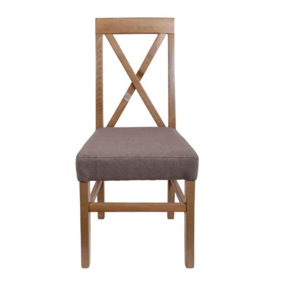 ΚΑΡΕΚΛΑ ΤΡΑΠΕΖΑΡΙΑΣ Fylliana TX GREY OAK-ΚΑΦΕ 43*44*98