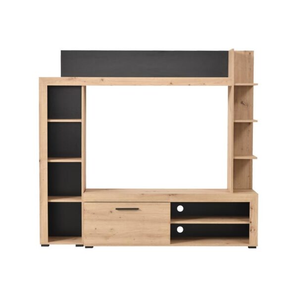 ΚΕΝΤΡΟ ΨΥΧΑΓΩΓΙΑΣ-ΣΥΝΘΕΣΗ RUBI ARTISAN / ΜΑΥΡΟ 172x33x157εκ