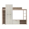 ΚΕΝΤΡΟ ΨΥΧΑΓΩΓΙΑΣ-ΣΥΝΘΕΣΗ TALIN GREY OAK/WHITE OAK 233x35x185εκ