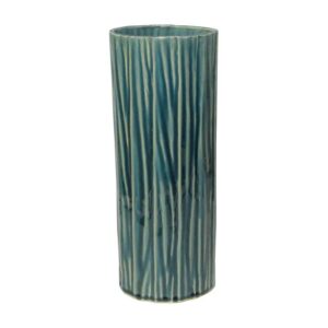 ΚΕΡΑΜΙΚΟ ΒΑΖΟ Fylliana 606054 ΠΡΑΣΙΝΟ ΧΡΩΜΑ 13,5x9,5x35,5εκ sls