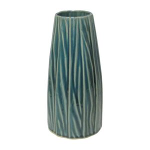 ΚΕΡΑΜΙΚΟ ΒΑΖΟ Fylliana 606055 ΠΡΑΣΙΝΟ ΧΡΩΜΑ 14,2x14,2x28,7εκ sls