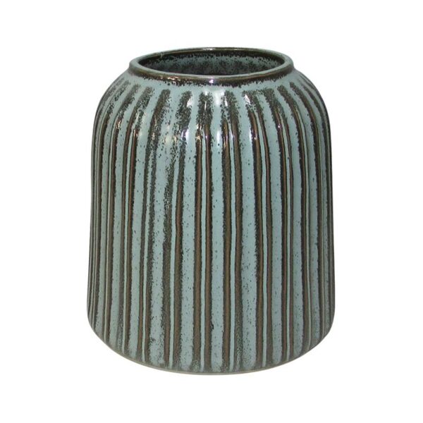 ΚΕΡΑΜΙΚΟ ΒΑΖΟ Fylliana 606115 ΣΙΕΛ ΧΡΩΜΑ 14x14x14,7εκ sls