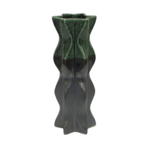 ΚΕΡΑΜΙΚΟ ΒΑΖΟ Fylliana 606564-1 ΓΚΡΙ ΠΡΑΣΙΝΟ ΧΡΩΜΑ 13x12x33εκ