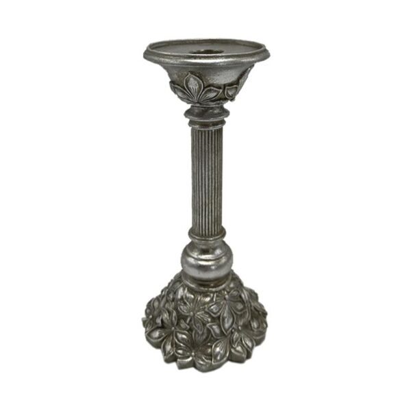 ΚΗΡΟΠΗΓΙΟ Fylliana Flower ΑΣΗΜΙ ΧΡΩΜΑ 11x11x26εκ sls