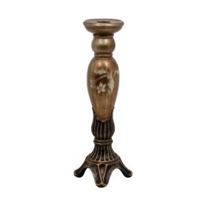 ΚΗΡΟΠΗΓΙΟ Fylliana ΜΠΡΟΝΖΕ POLYRESIN 11x11x38 sls
