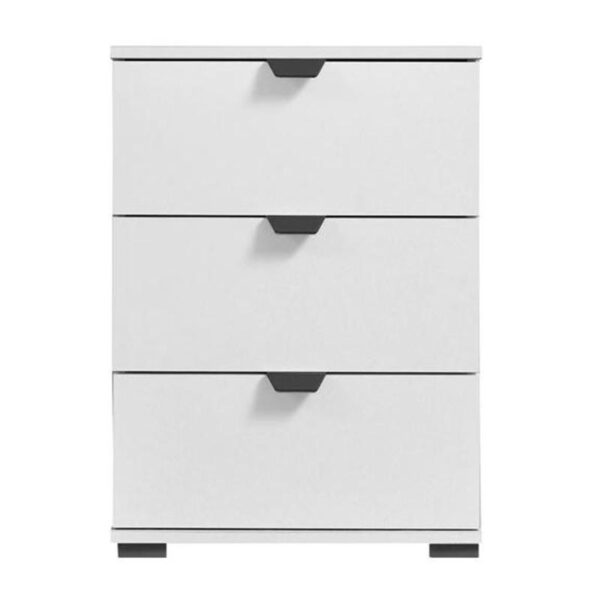 ΚΟΜΟΔΙΝΟ DUERO 3F ΛΕΥΚΗ ΛΑΚΑ 45x40x63εκ