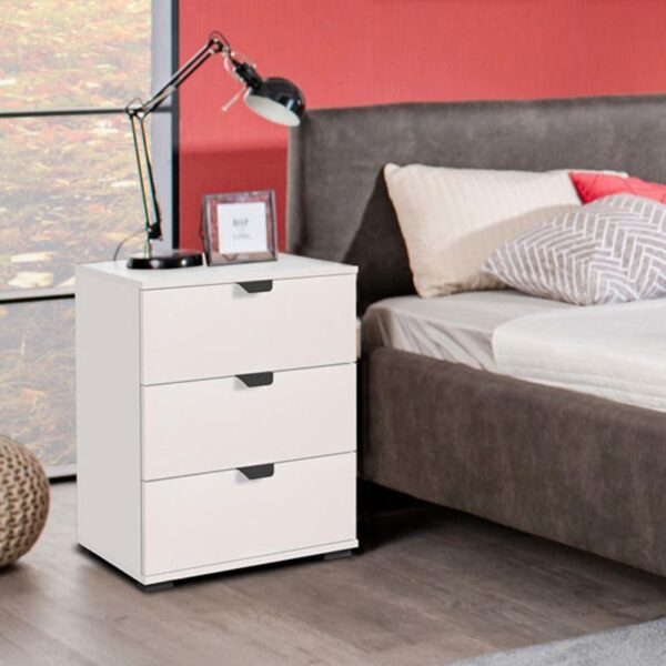ΚΟΜΟΔΙΝΟ DUERO 3F ΛΕΥΚΟ ΧΡΩΜΑ 45x40x63εκ