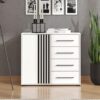 ΚΟΜΟΤΑ ASCALON 90 2K4F ΛΕΥΚΟ-ΜΑΥΡΟ-ΛΕΥΚΟ ΜΑΤ ΧΡΩΜΑ 93x40x82εκ