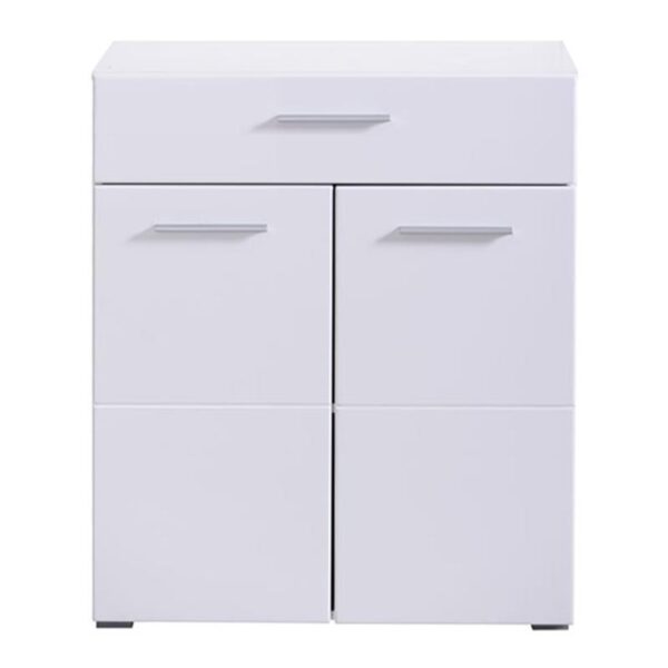ΚΟΜΟΤΑ-ΜΠΟΥΦΕΣ Beny 2K1F GREY OAK-ΛΕΥΚΗ ΛΑΚΑ 79x35x97,5εκ