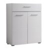 ΚΟΜΟΤΑ-ΜΠΟΥΦΕΣ Beny 2K1F ΛΕΥΚΟ-ΛΕΥΚΗ ΛΑΚΑ 79x35x97,5εκ
