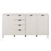 ΚΟΜΟΤΑ-ΜΠΟΥΦΕΣ BREST 4Κ4F CASHMERE-CASHMERE ΜΑΤ ΧΡΩΜΑ 183x40x91εκ