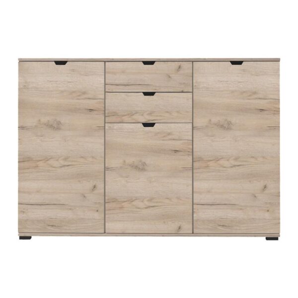 ΚΟΜΟΤΑ-ΜΠΟΥΦΕΣ DUERO 3K2F GREY OAK 135*40*95