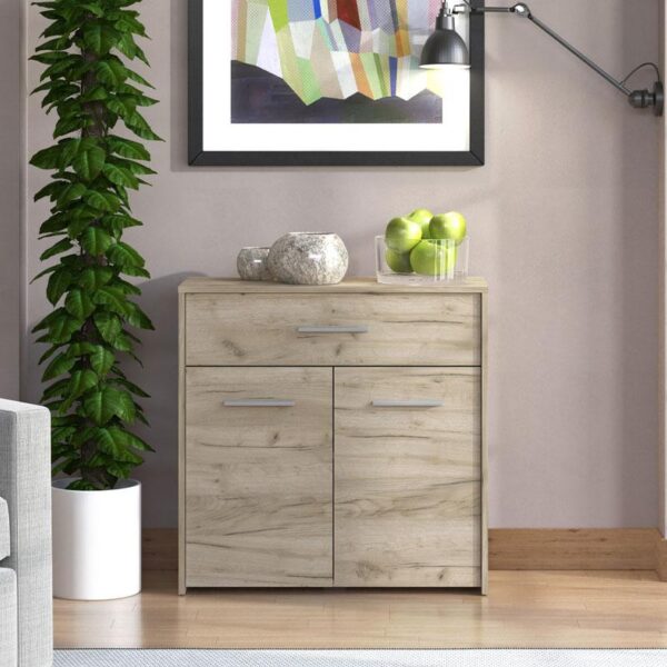 ΚΟΜΟΤΑ-ΜΠΟΥΦΕΣ GARONA 2K1F GREY OAK ΧΡΩΜΑ 80,5x33x80,5εκ