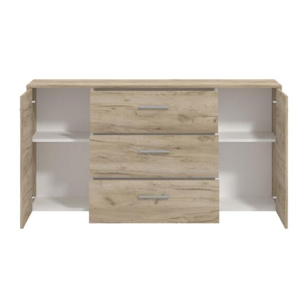 ΚΟΜΟΤΑ-ΜΠΟΥΦΕΣ GARONA 3K3F GREY OAK ΧΡΩΜΑ 158x33x80,5εκ