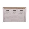 ΚΟΜΟΤΑ-ΜΠΟΥΦΕΣ Kent 160 3Κ3F GREY OAK/WHITE OAK 160x37x98εκ knt