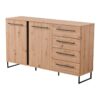ΚΟΜΟΤΑ-ΜΠΟΥΦΕΣ SARDINIA 3K4F ARTISAN OAK / ΜΑΥΡΟ 159*42*92.5 srd