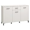 ΚΟΜΟΤΑ-ΜΠΟΥΦΕΣ VIENNE 3K1F ΛΕΥΚΟ ΧΡΩΜΑ 138x40x90εκ