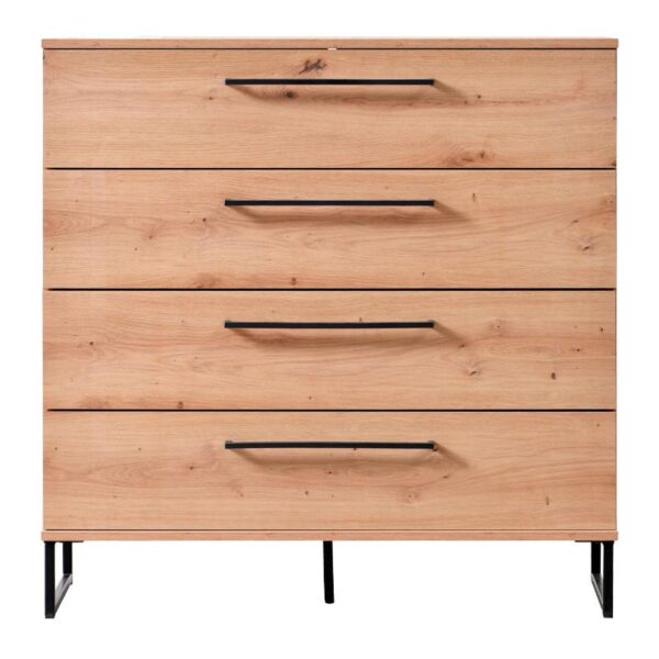 ΚΟΜΟΤΑ-ΣΥΡΤΑΡΙΕΡΑ SARDINIA 4F ARTISAN OAK / ΜΑΥΡΟ 91.5*42*93