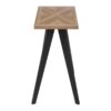 ΚΟΝΣΟΛΑ Fylliana 1564 SONOMA MDF ΜΕ ΜΑΥΡΑ ΠΟΔΙΑ 120x40x75εκ