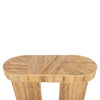 ΚΟΝΣΟΛΑ ΟΒΑΛ GATSBY HM9871 ΦΥΣΙΚΟ RATTAN ΣΕ ΦΥΣΙΚΟ ΧΡΩΜΑ 110x45x74,5Υεκ.