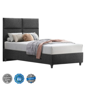 krebati-apo-gkri-yfasma-fb964601-gia-str.jpg ΚΡΕΒΑΤΙ MILO ΑΠΟ ΓΚΡΙ ΥΦΑΣΜΑ HM646.01 ΓΙΑ ΣΤΡΩΜΑ 120x200 εκ.