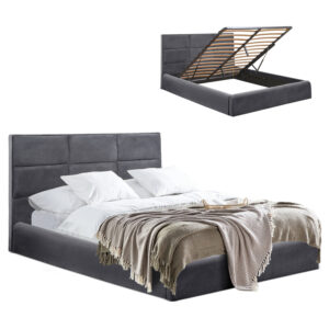 krebati-beloydo-gkri-me-apothikeytiko-ch-2.jpg ΚΡΕΒΑΤΙ BRILEY ΒΕΛΟΥΔΟ ΓΚΡΙ ΜΕ ΑΠΟΘΗΚΕΥΤΙΚΟ ΧΩΡΟ 160x200 εκ HM583.01