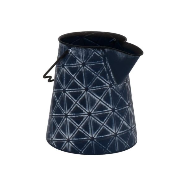 ΜΕΤΑΛΛΙΚΗ ΔΙΑΚΟΣΜΗΤΙΚΗ ΚΑΝΑΤΑ Fylliana ΜΠΛΕ ΧΡΩΜΑ 17,5x20,5x20εκ sls