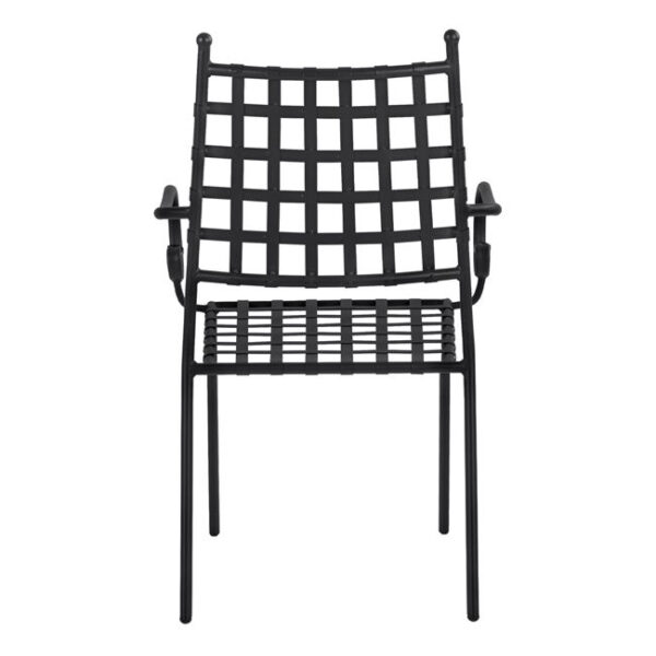 ΜΕΤΑΛΛΙΚΗ ΠΟΛΥΘΡΟΝΑ KENNEDY HM5171.11 ΣΕ ΜΑΥΡΗ ΑΠΟΧΡΩΣΗ 57x60x92Y