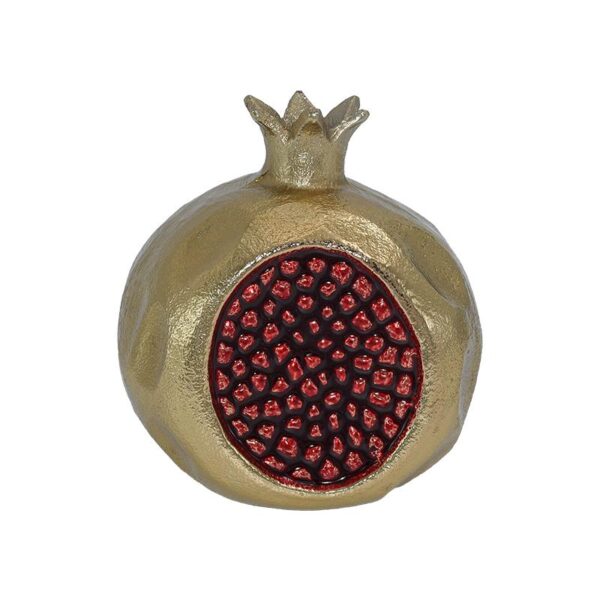 ΜΕΤΑΛΛΙΚΟ ΔΙΑΚΟΣΜΗΤΙΚΟ ΡΟΔΙ Fylliana Pomegranate ΧΡΥΣΟ-ΚΟΚΚΙΝΟ ΧΡΩΜΑ 13x10x13εκ