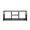 ΜΕΤΑΛΛΙΚΟ ΕΠΙΠΛΟ ΤΗΛΕΟΡΑΣΗΣ Fylliana Edge 2195 SONOMA-ARTISAN ΧΡΩΜΑ 120x40x50εκ