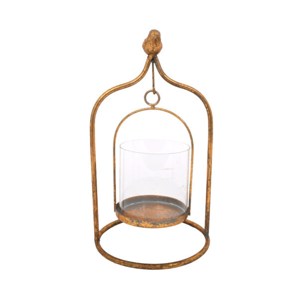 metalliko-fanari-me-gyali-bird-311711ek.jpg ΜΕΤΑΛΛΙΚΟ ΦΑΝΑΡΙ ΜΕ ΓΥΑΛΙ Fylliana "BIRD" 31x17x11εκ