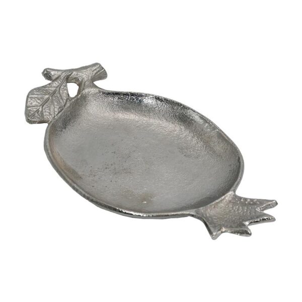 ΜΕΤΑΛΛΙΚΟΣ ΔΙΑΚΟΣΜΗΤΙΚΟΣ ΔΙΣΚΟΣ ΡΟΔΙ Fylliana Pomegranate ΝΙΚΕΛ ΧΡΩΜΑ 26x16x4εκ