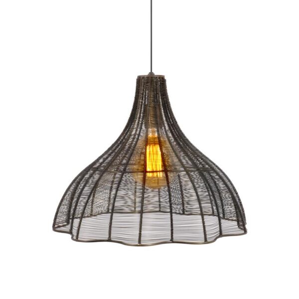 ΜΟΝΟΦΩΤΟ ΜΕΤΑΛΛΙΚΟ Fylliana Cage COPPER ΧΡΩΜΑ 45x35εκ sls