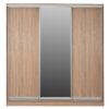 ΝΤΟΥΛΑΠΑ 3ΦΥΛΛΗ ΣΥΡΟΜΕΝΗ ΜΕ ΚΑΘΡΕΠΤΗ SONAMA OAK HM2435  200X60X210Υεκ