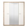 ΝΤΟΥΛΑΠΑ Astor 4K2O Grey Oak -Λευκή Λάκα 179.5*55.5*204