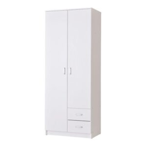 ΝΤΟΥΛΑΠΑ HANA ΛΕΥΚΟ ΧΡΩΜΑ 2K3P2F 80x52x205εκ