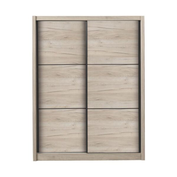 ΝΤΟΥΛΑΠΑ NAVARA 165 GREY OAK 166x60x215,5εκ