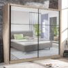 ΝΤΟΥΛΑΠΑ NAVARA ΜΕ ΚΑΘΡΕΦΤΗ 215 2 OG GREY OAK 213x60x215,5