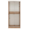 ΝΤΟΥΛΑΠΑ ΣΥΡΟΜΕΝΗ ADLER ΜΕΛΑΜΙΝΗΣ 90x45x210Yεκ. SONAMA OAK 2ΦΥΛΛΗ HM2436.01