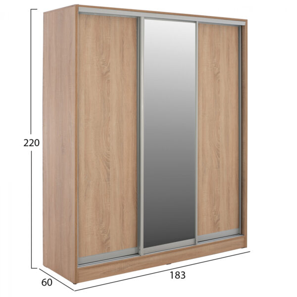 ntoylapa-syromeni-melaminis-sonama-me-ka-1-1.jpg ΝΤΟΥΛΑΠΑ ΣΥΡΟΜΕΝΗ ADLER ΜΕΛΑΜΙΝΗΣ SONAMA ΜΕ ΚΑΘΡΕΦΤΗ 3ΦΥΛΛΗ HM2461.01 183x60x220 εκ.