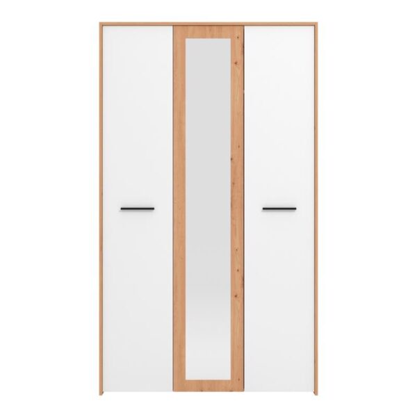 ΝΤΟΥΛΑΠΑ VARADERO 3K1O ARTISAN OAK-ΛΕΥΚΟ-ARTISAN OAK 119x53x203,5εκ fld