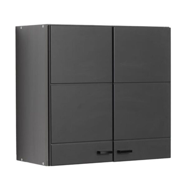 ΝΤΟΥΛΑΠΙ ΚΟΥΖΙΝΑΣ CLAUDIA 60A ΓΚΡΙ CONCRETE-BLACK MATT FOIL 60*30*57