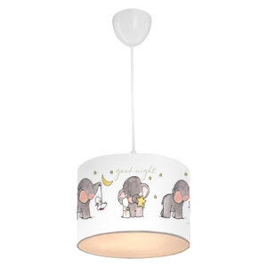 paidiko-fotistiko-orofis-yfasmatino-fb97-6.jpg ΠΑΙΔΙΚΟ ΦΩΤΙΣΤΙΚΟ ΟΡΟΦΗΣ ΥΦΑΣΜΑΤΙΝΟ HM7575.01 ΛΕΥΚΟ ΜΕ ΣΧΕΔΙΟ ELEPHANT Φ24x70Y εκ.