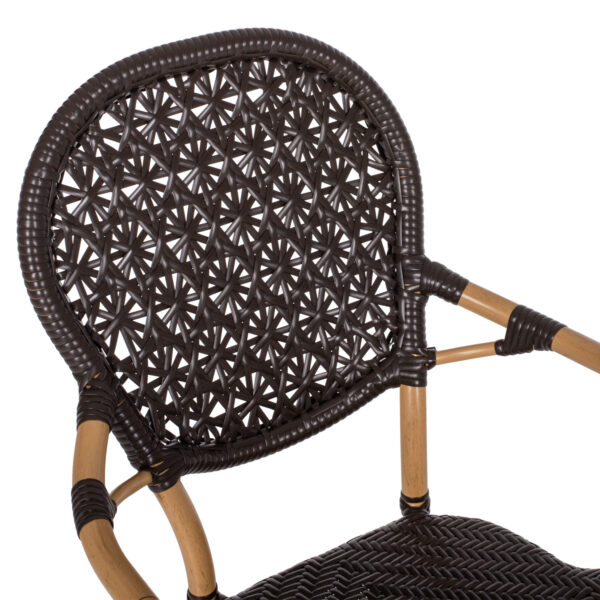 polythrona-aloyminioy-bamboo-look-kafe-k-7.jpg ΠΟΛΥΘΡΟΝΑ ΑΛΟΥΜΙΝΙΟΥ BAMBOO LOOK ΚΑΦΕ ΚΑΙ ΚΑΦΕ PE RATTAN HM5926.01 56x62x95Yεκ.